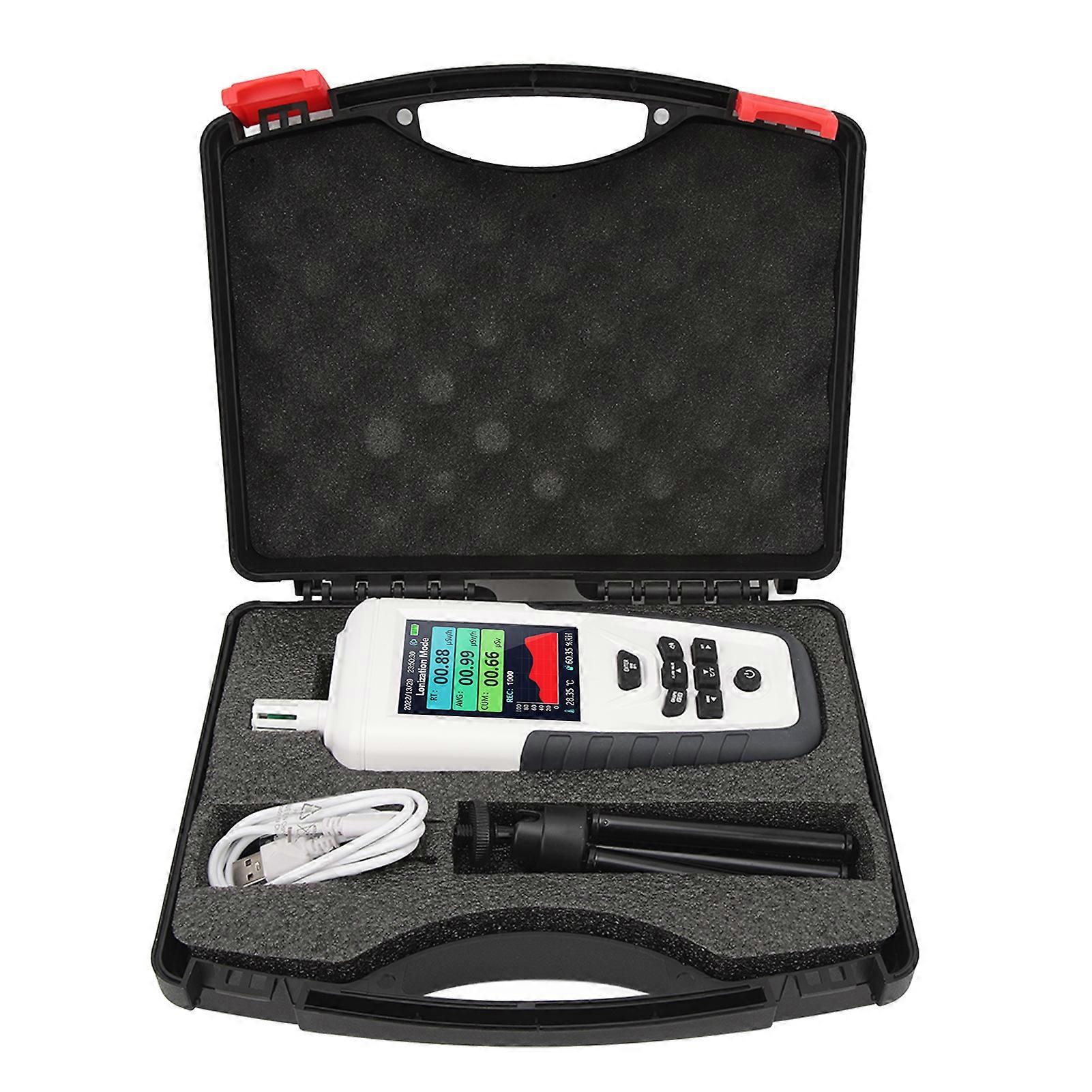 3.2in LCD Screen Nuclear Radiation Detector Professional Geiger Counter Radiation Tester Data Transfer Radiation Detector