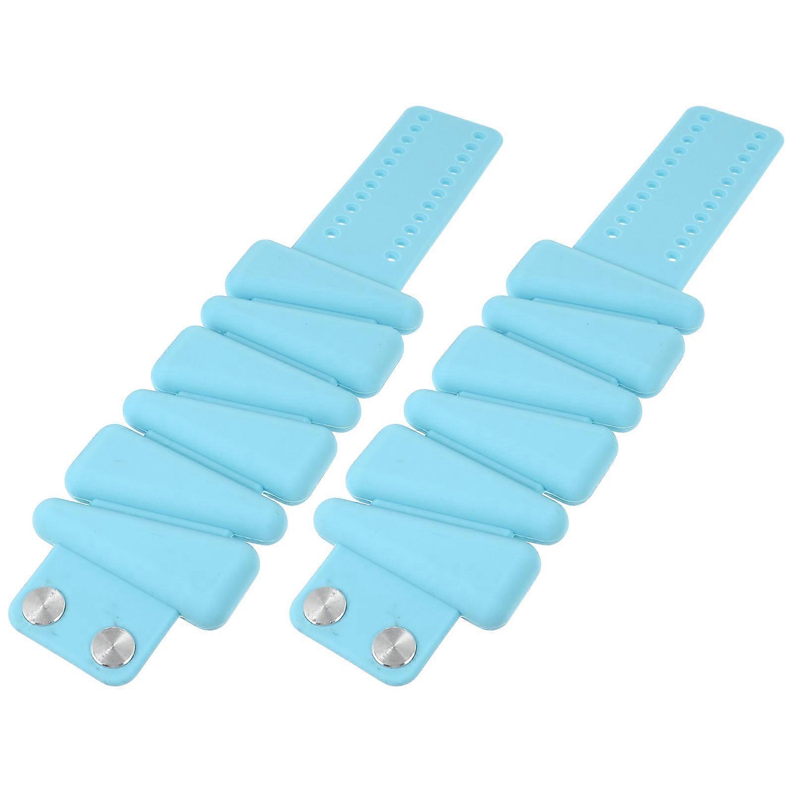 Wearable Wrist Ankle Weights Wrist Straps Walking Muscle Building Blue 29.5X7CM