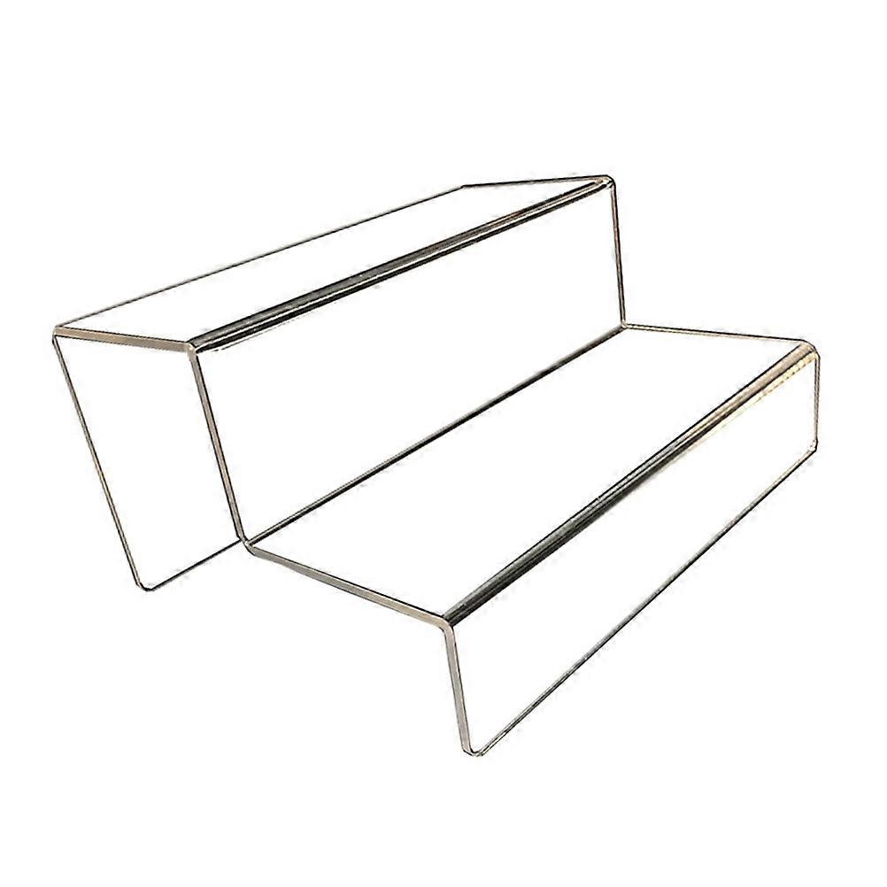 Acrylic Stepped Display Stand Storage Organizer for Ornaments Models 24cm 1Set