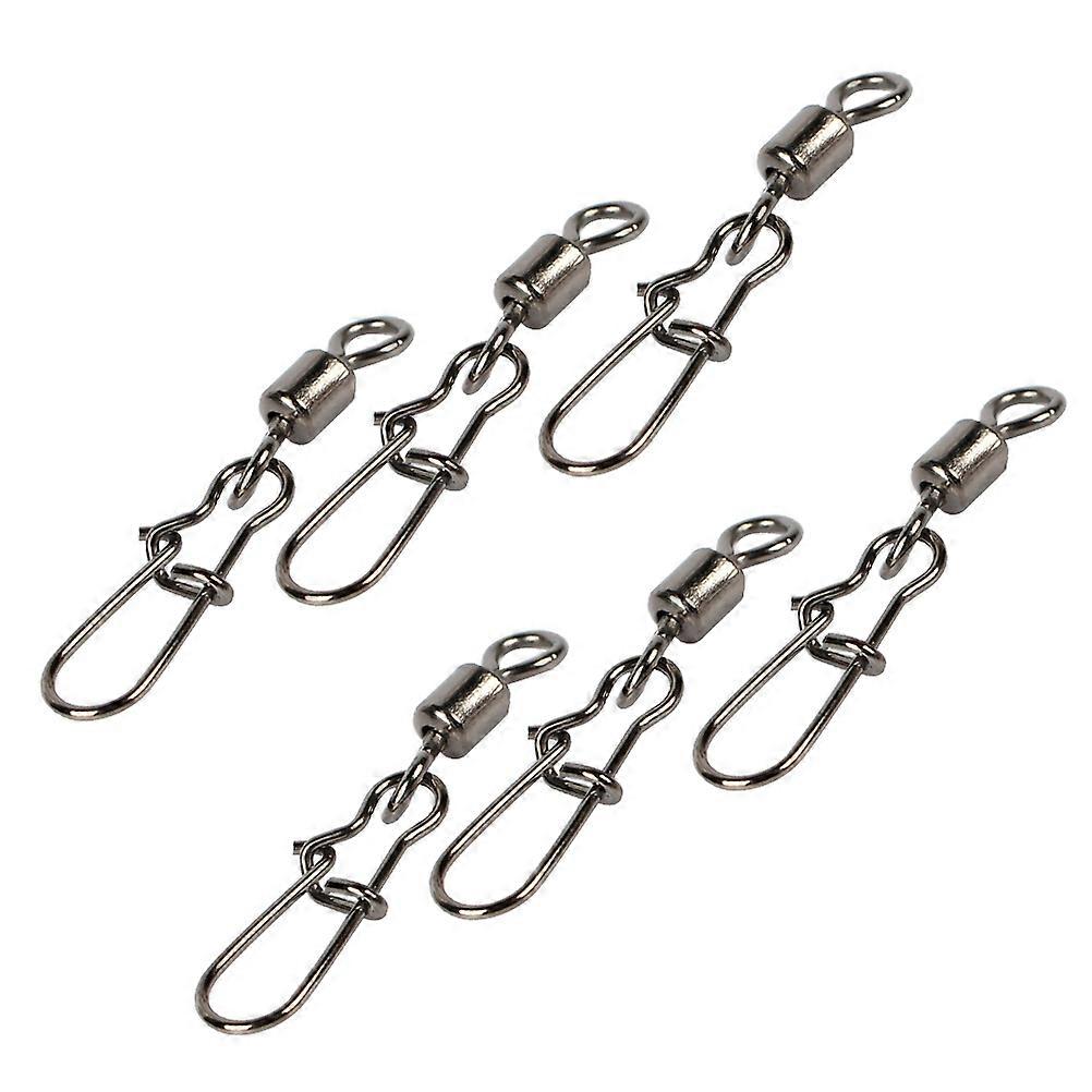 Fishing Swivel Connector Made of Copper and Alloy for Durable Use in Rod Fishing 6#