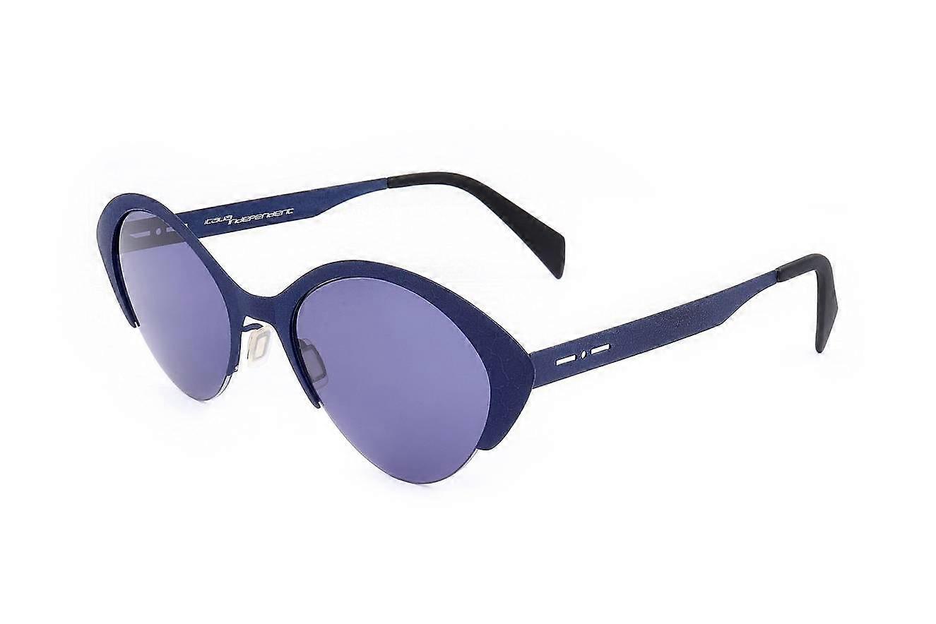 Sunglasses Italia Independent I I MOD METAL 0505 CRK.021 CRACKLÉ DARK BLUE 51/20/140 WOMAN