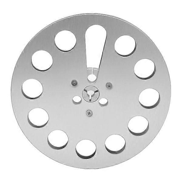 1/4 7 Inch Take-up Reel Universal 11 Hole Wind Resistance Empty Tape Reel Silver