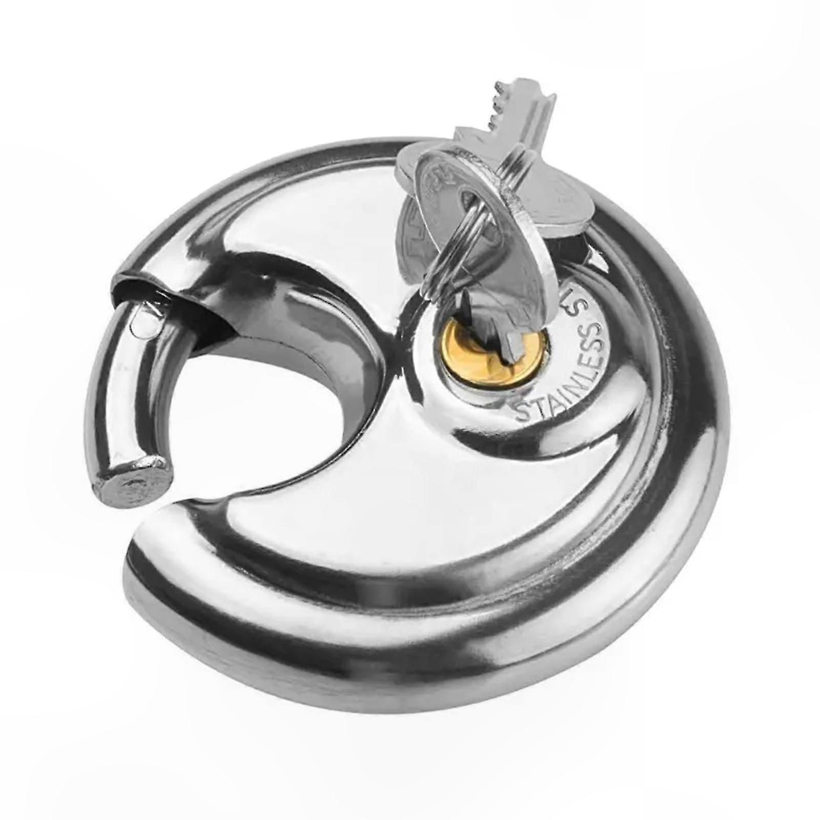 Durable 70mm Circular Padlocks with Protective Handles for Enhanced Security