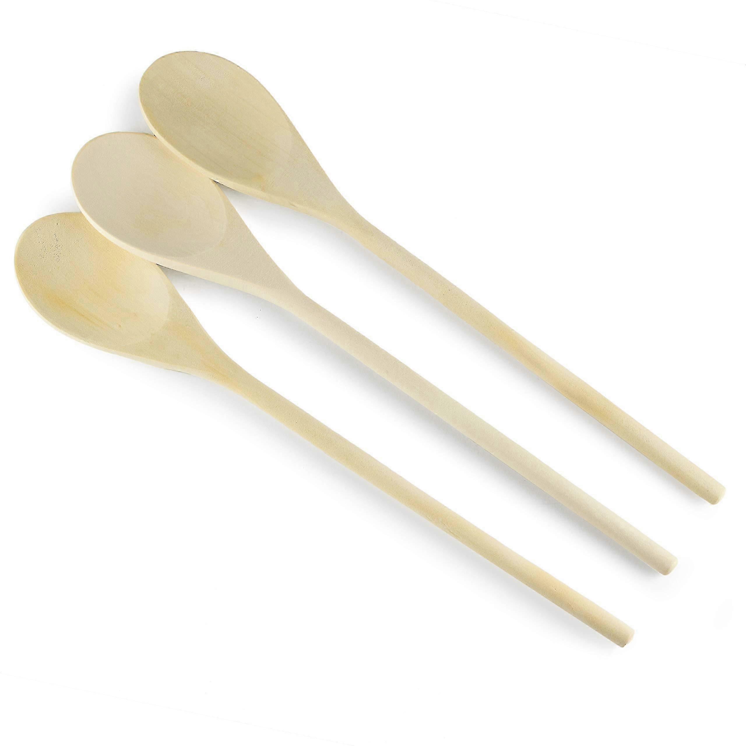 3-Pack 12-Inch Kitchen Cooking & Serving Spoon Set