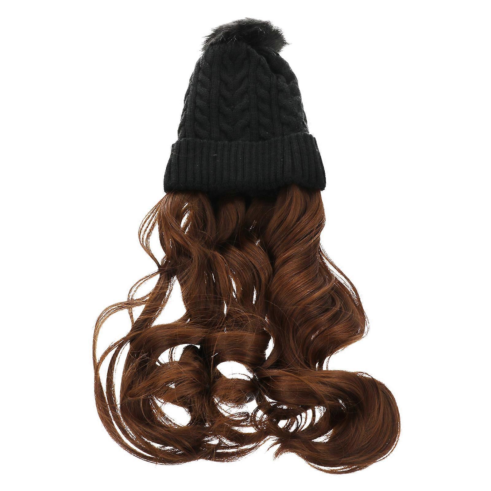 Women Hat, Realistic Curly Wig with Comfortable Design, Ideal for Parties