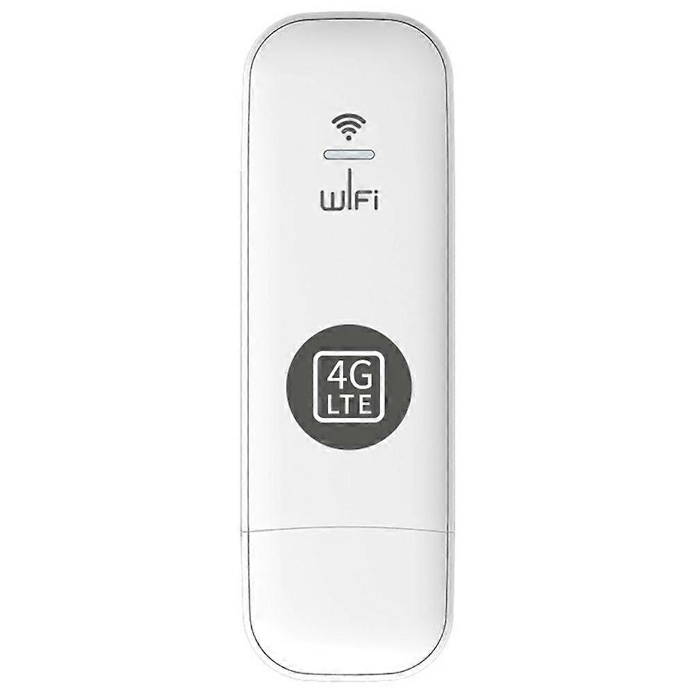 TKdaddy U6-E8 Eurasian Version 4G LTE UFI Modem USB WiFi Dongle International Travel SIM Card Portable WiFi Hotspot White