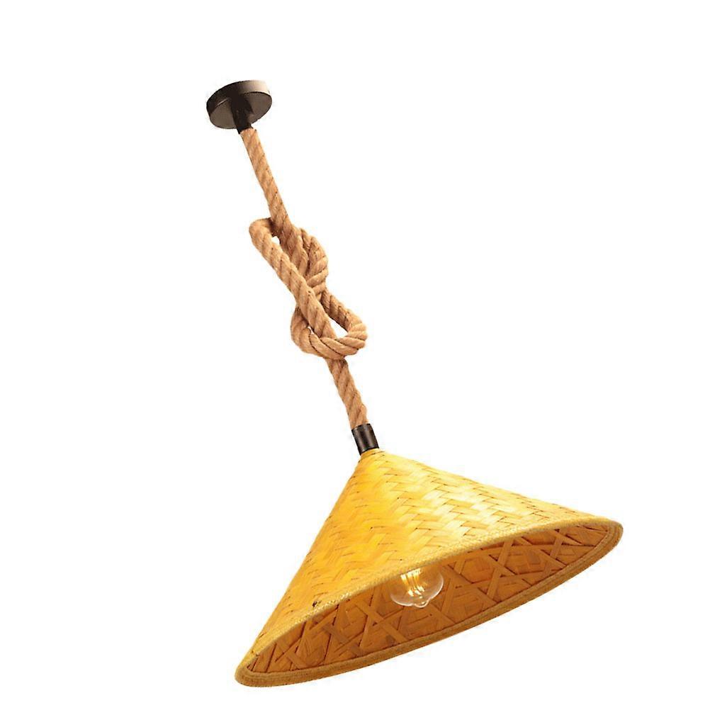 Rustic Ceiling Light Rope Hanging Light Suitable For Bar And Home Settings 1Pack