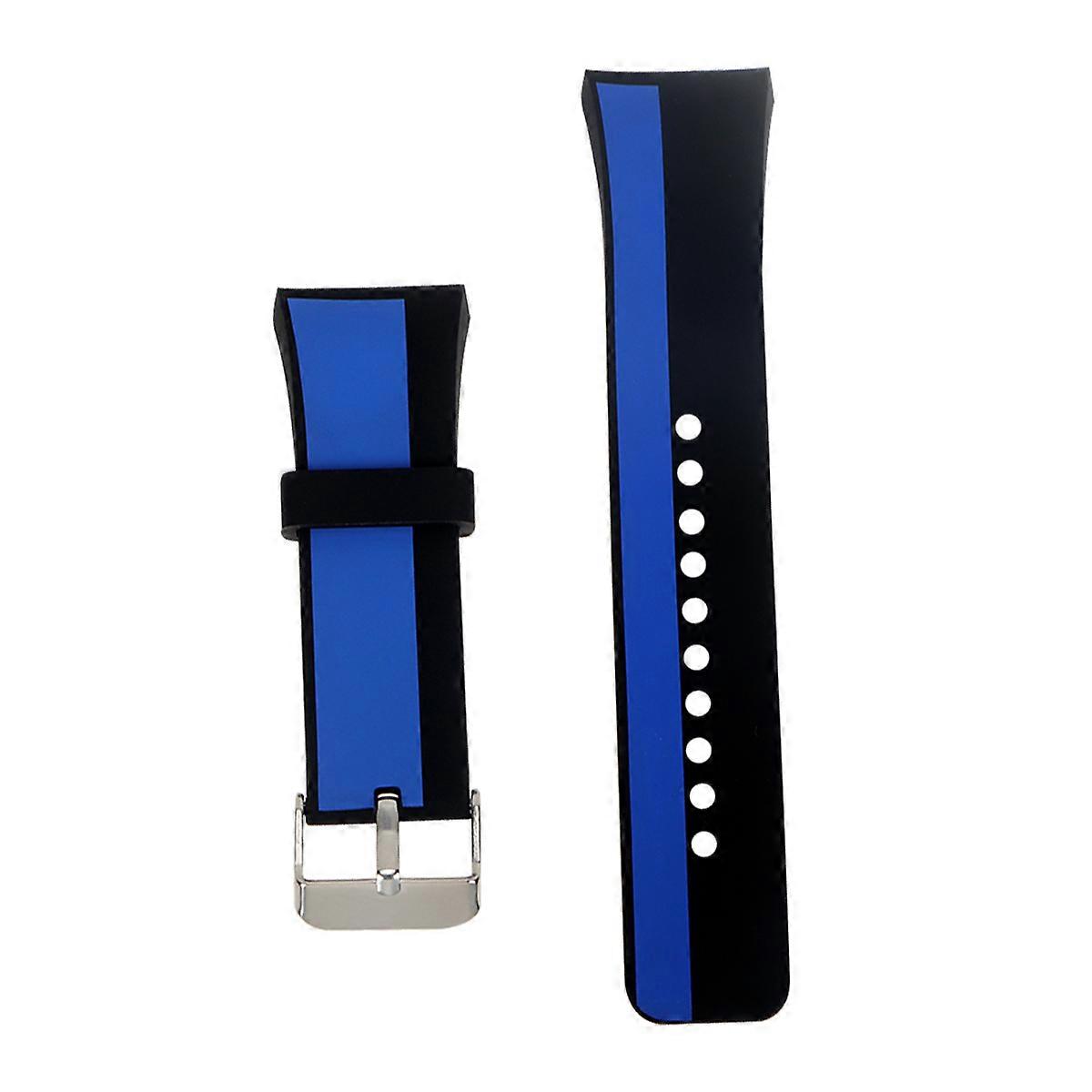 Silicone Watch Band for Smart Watch Compatible with Gear S2 R720 Blue