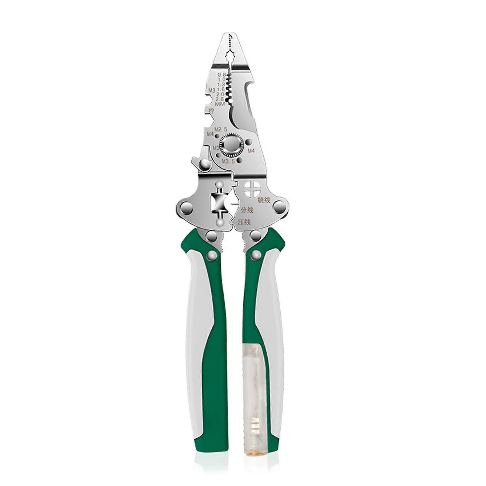 Portable Foldable Wire Stripper Tool with Non-Slip Grip for Easy Storage and Versatile Electrical Applications