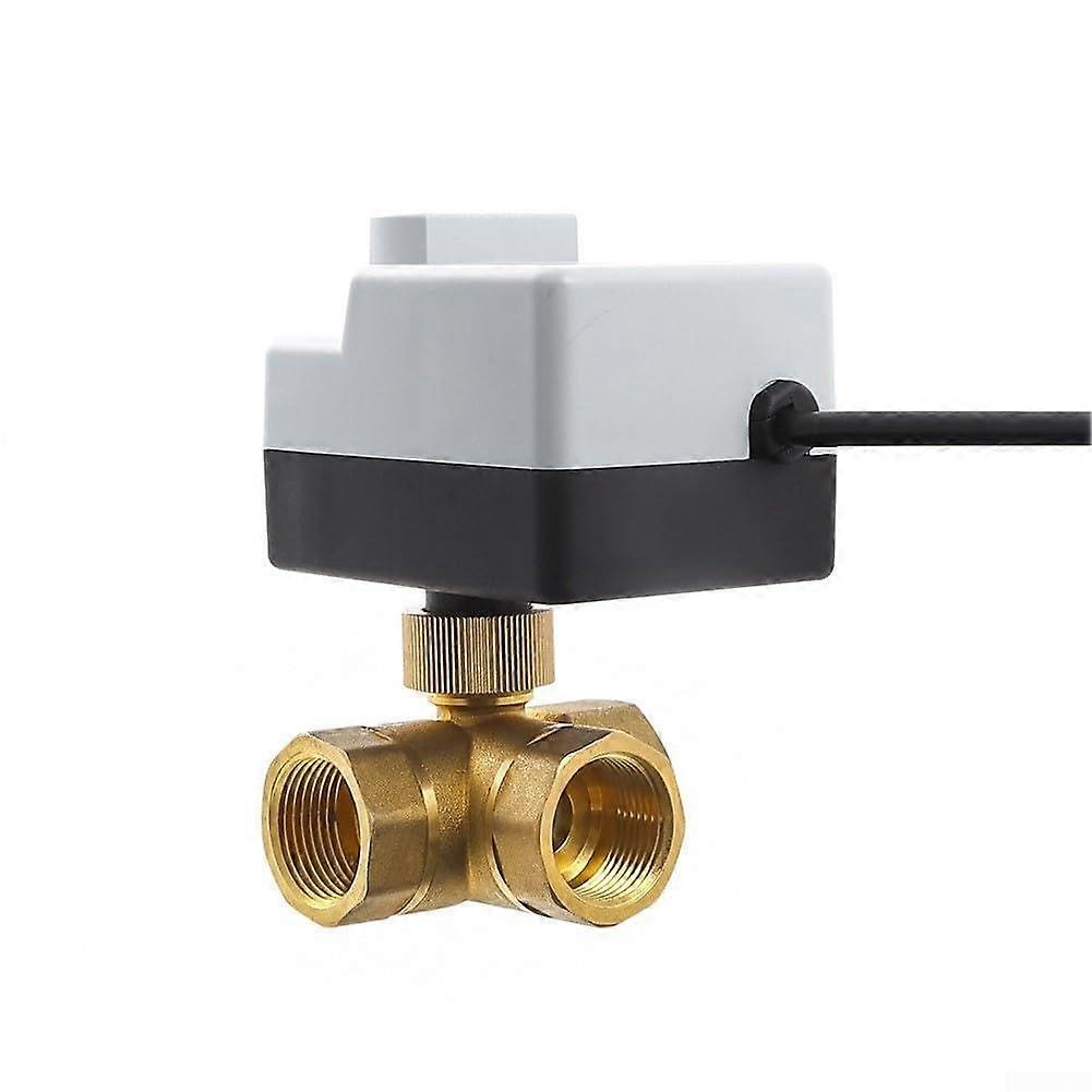 Electric Actuator Ball Valve DN20 3-Way Functionality AC 220V Durable Design Reliable Performance
