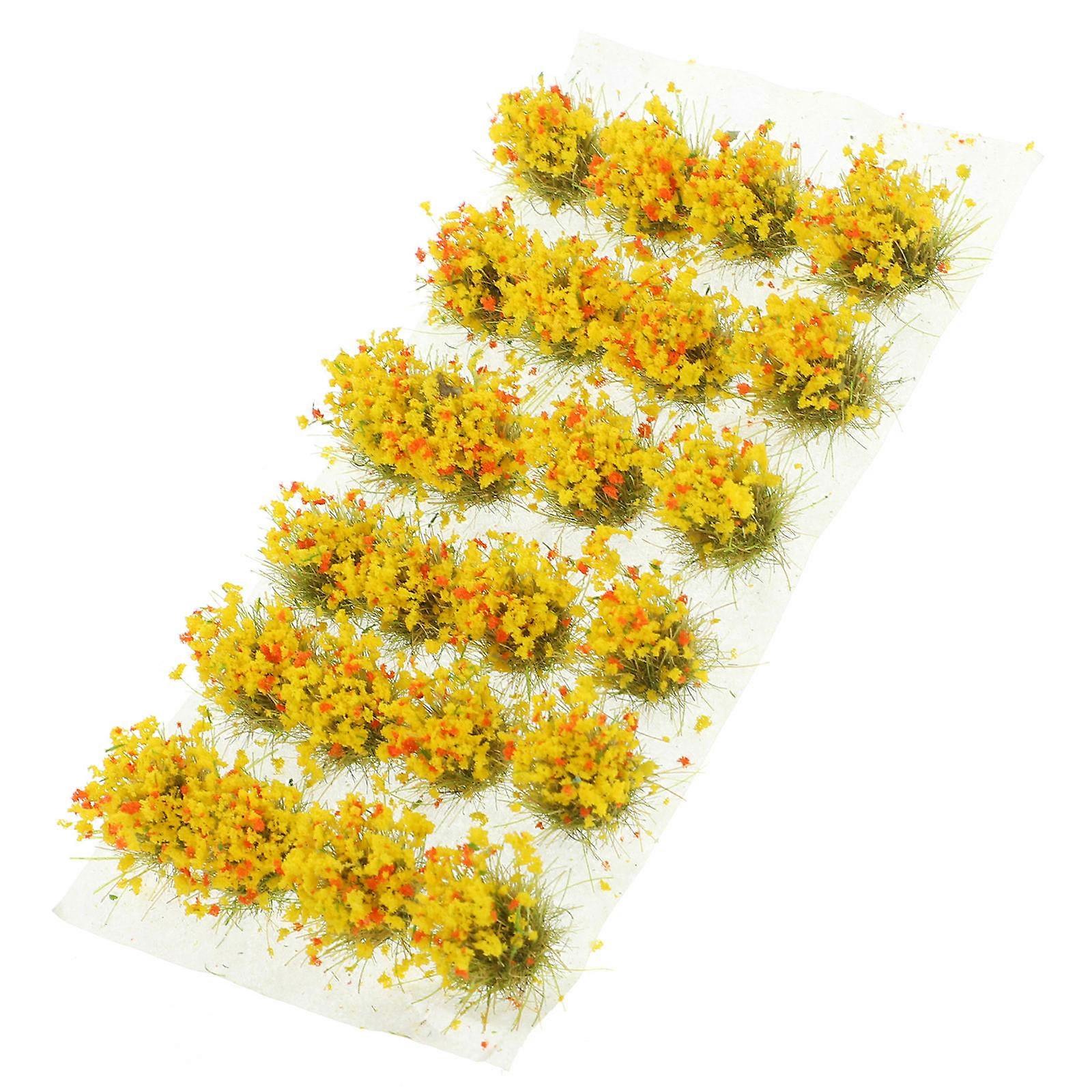 1 Box of Simulated Static Grass Tufts Model Fake Grass Cluster Irregular Grass Cluster DIY Sand Table Ornament
