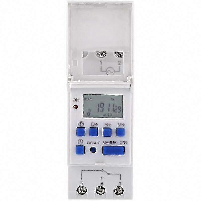 Digital Programmable Timer LCD Display Weekly Time Switch Relay 16ON/16OFF 12V