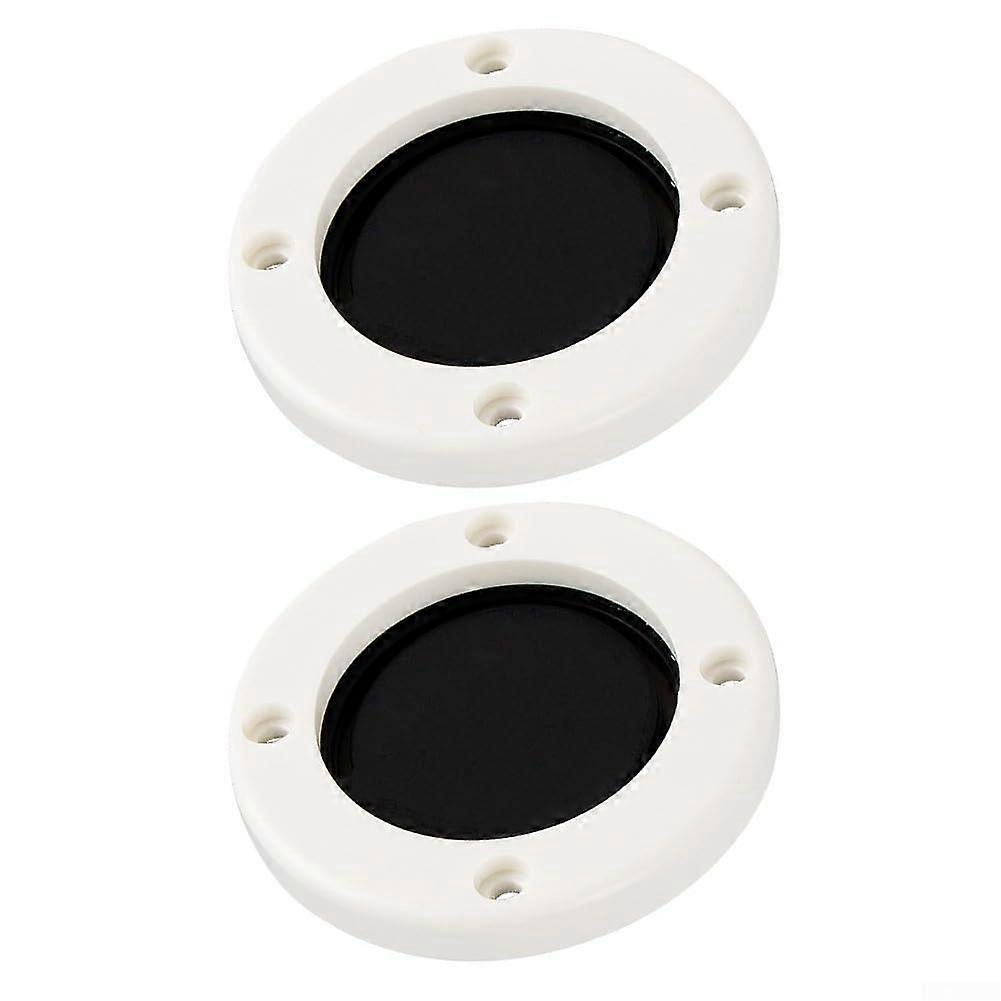 Self Bailing Valve Marine Drain Check Valve Scupper Valve 2 Pack White ABS Plastic Easy Install for Yacht RV Boat