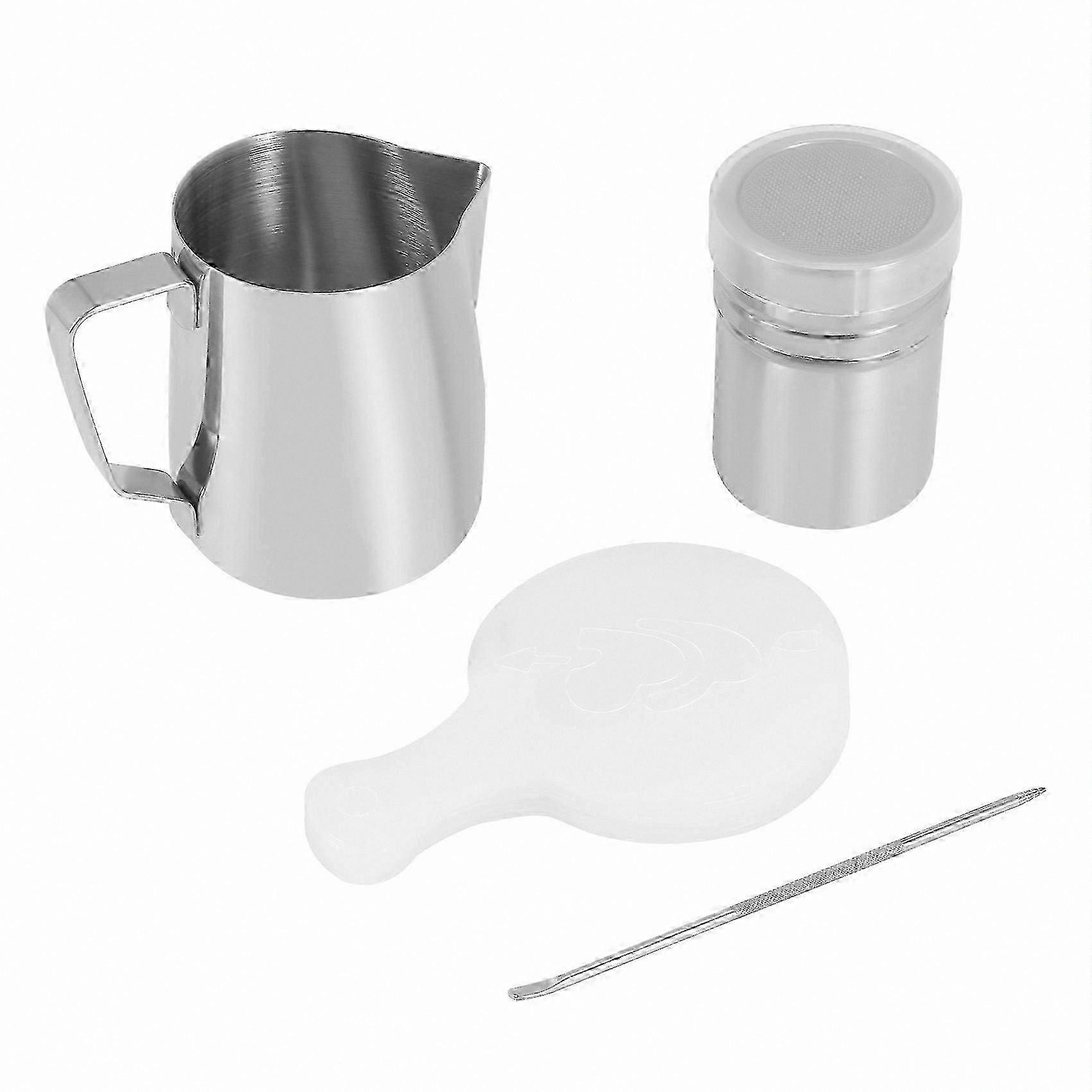 Effervescent Milk Frothing Pitcher with Measurement Marks, Ideal for Espresso-Based Coffee Beverages