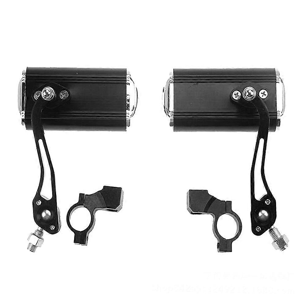 A Pair of 360 Bike Handlebar Mirror Super Clear Blast-Resistant Lightweight Wide Angle Fully Adjustable Cycle Mirror (Black)