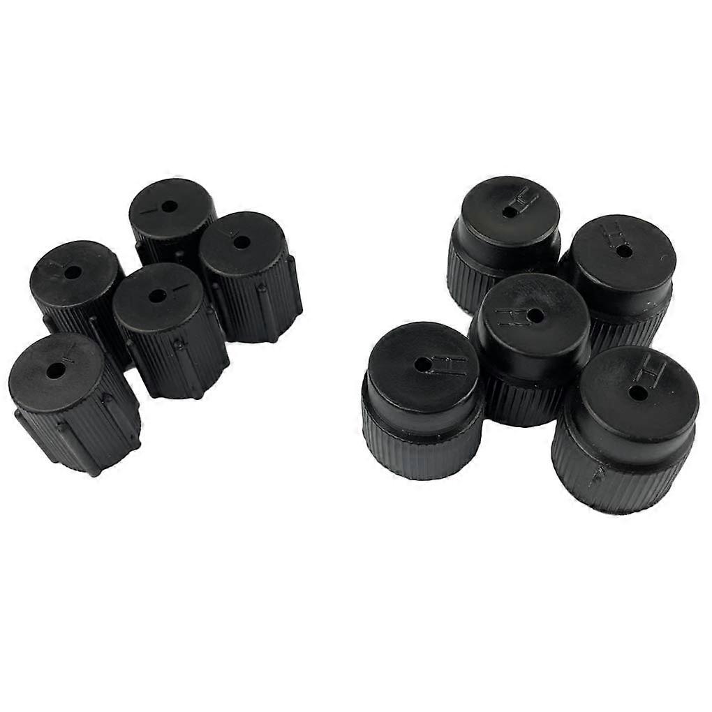 Air conditioning service, AC system, charging port,  side, low side caps, 13 mm, 16 mm, 10 pieces