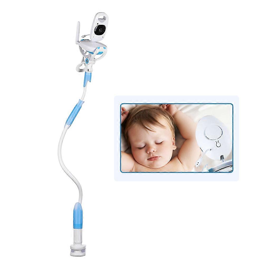 Universal Baby Monitor Mount with 360° Rotation and Non-Slip Reinforcement Pad