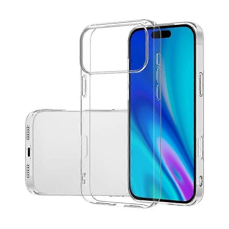 iPhone 17 Pro Max - Funda blanda transparente premium