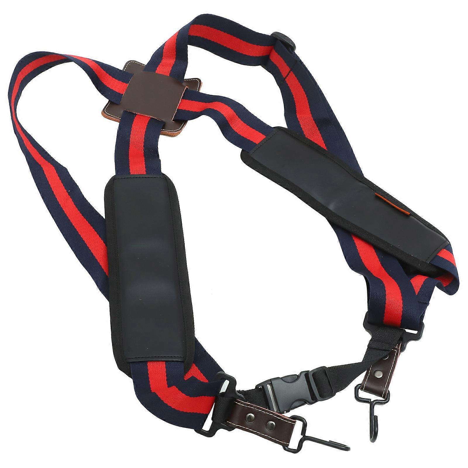 African Drum Shoulder Harness Drum Instrument Strap Adults Music Performance Polyester Red Reduce Stress 1 Pc