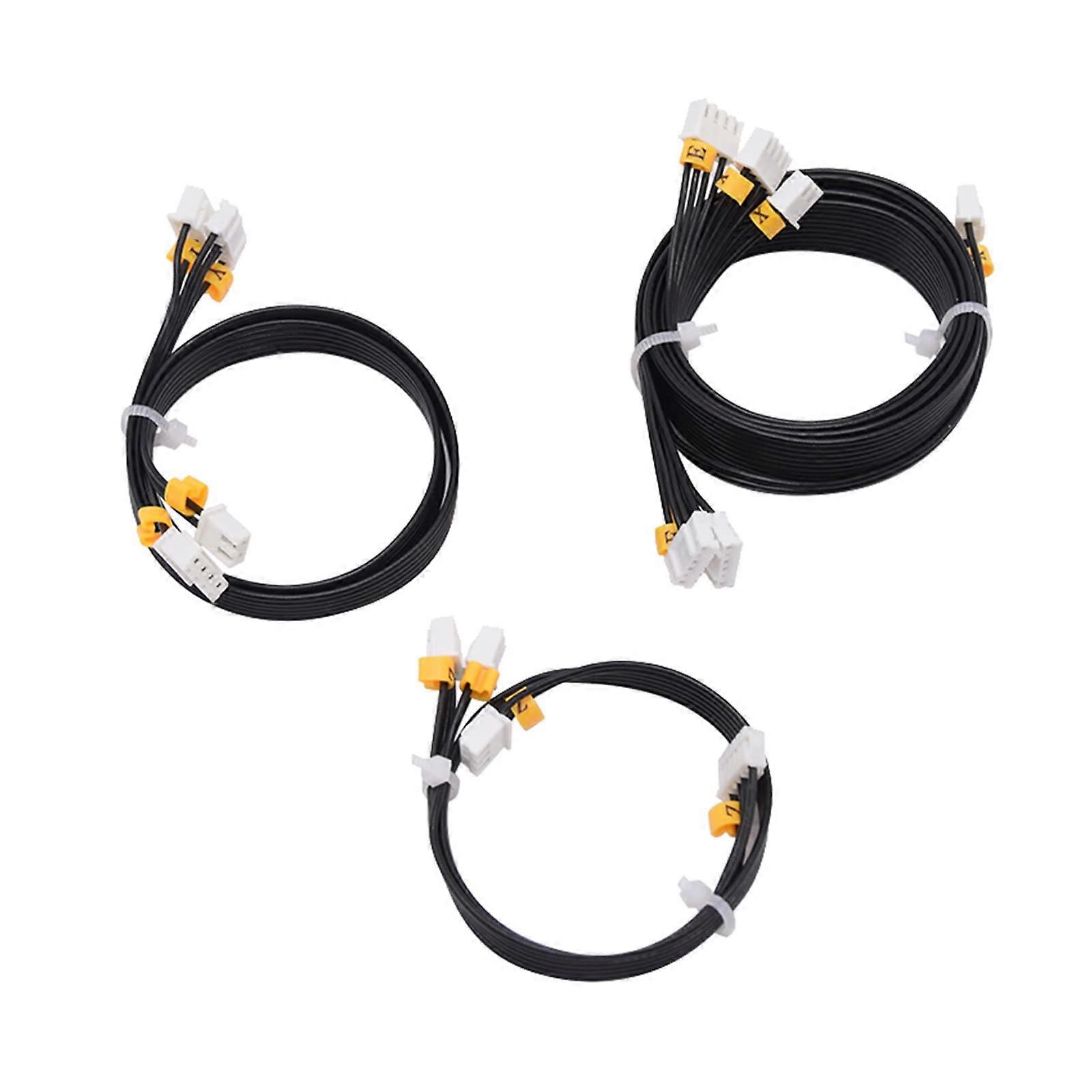 Stepper Motor Cable Set 3PCS X-Axis 750mm Y-Axis 420mm Z-Axis 180mm Compatible with Ender-3 3D Printers