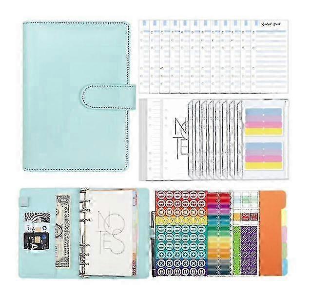 A6 Binder Budget Planner Notebook Home Cash Budget Envelopes System...