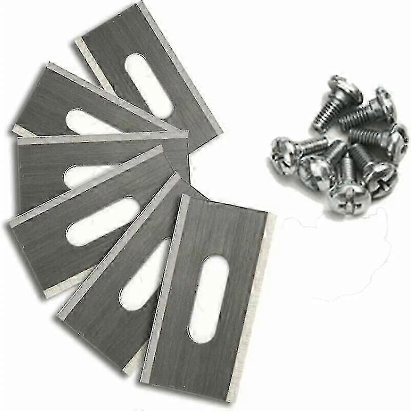 Lame per erba Confezione da 30 per Husqvarna - Doppie lame affilate in acciaio inossidabile con perfetta compatibilità con le specifiche 36,5 x 18,5 x 0,65 mm