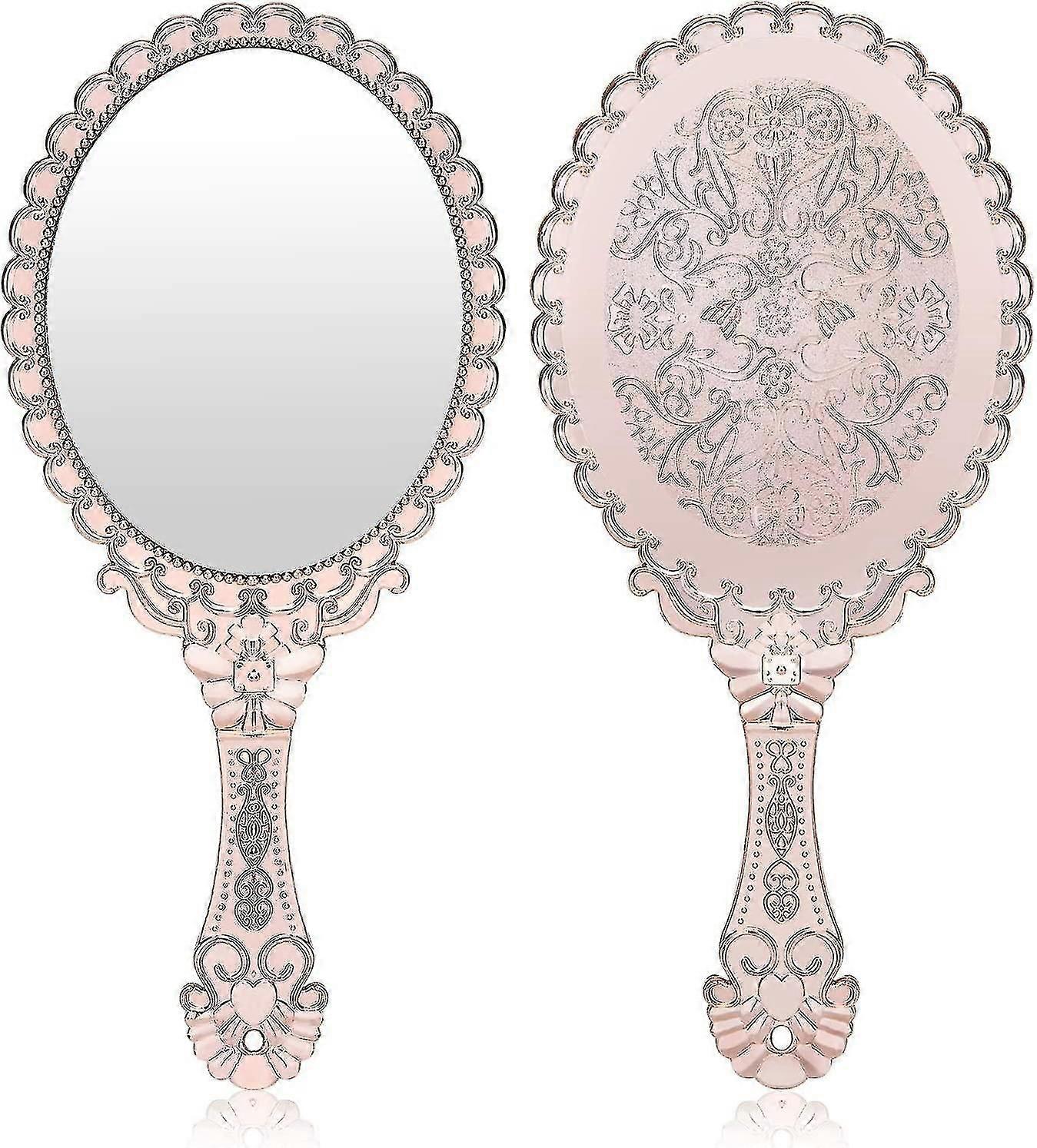 Vintage Handheld Mirror, Yusong Small Hand Held Decorative Mirrors