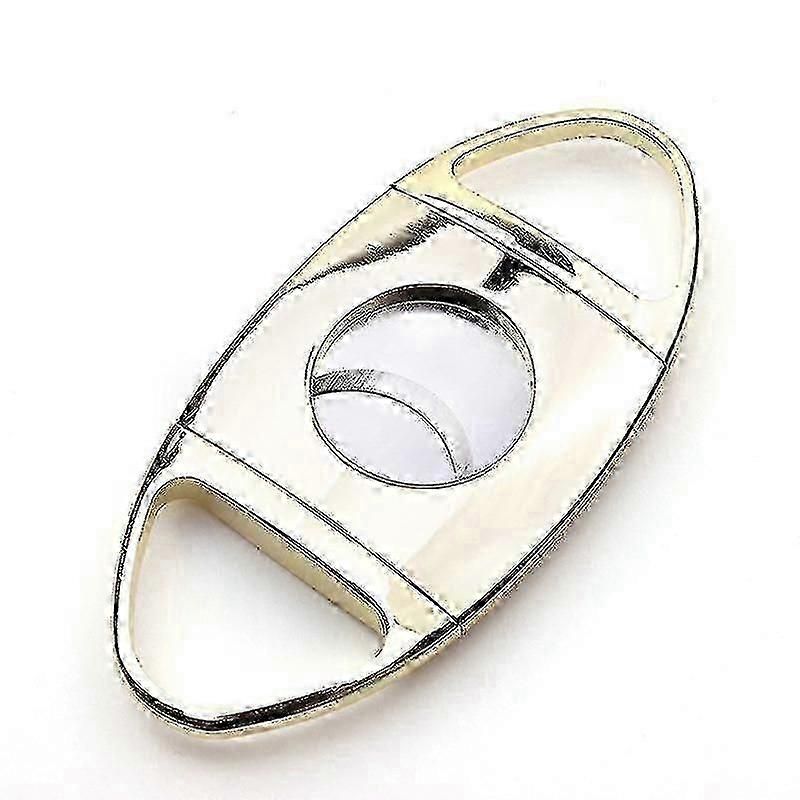 Guillotine Style Cigar Cutter - Rustfrit stål Dual Blade Pocket Clippers til mænd