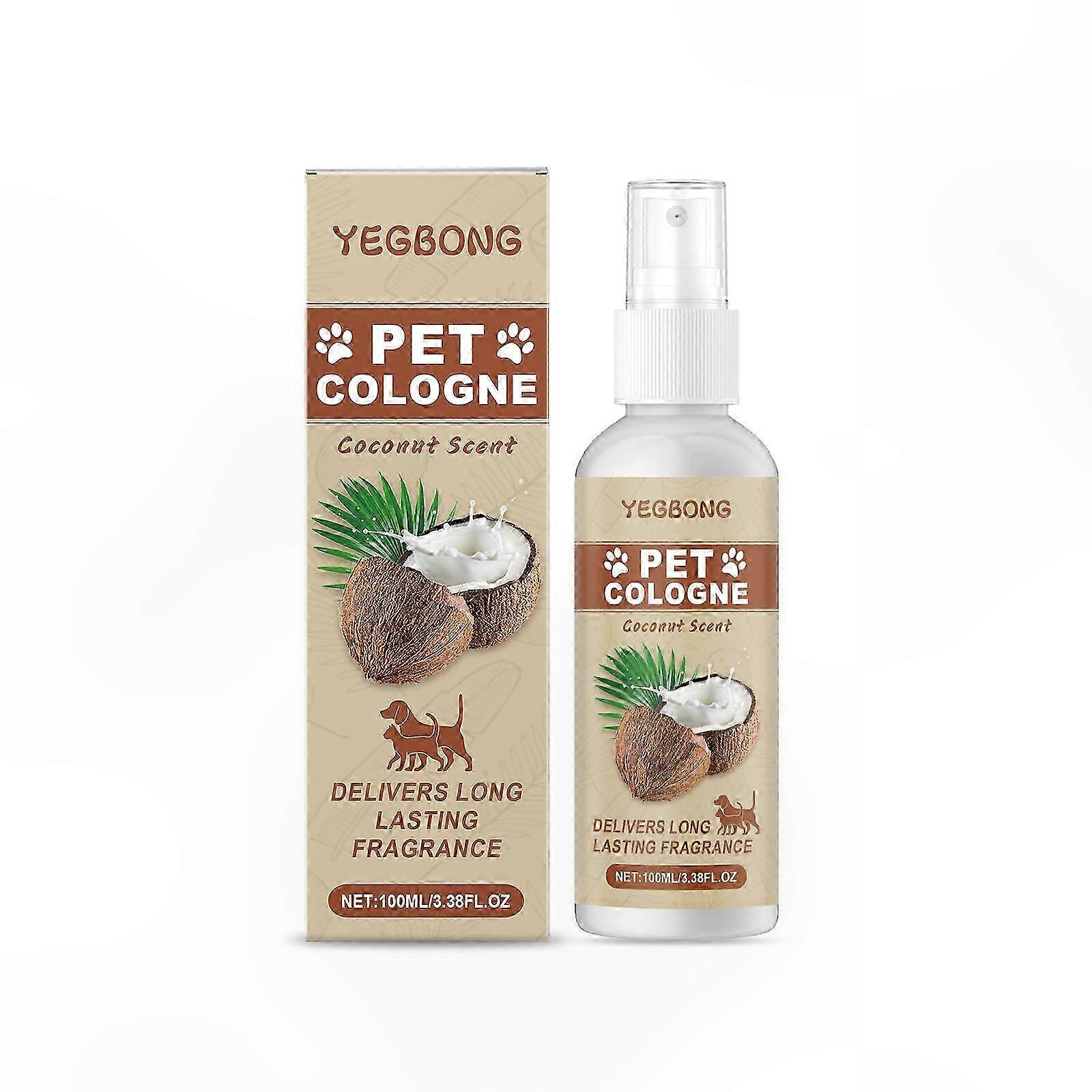 Fresh Coconut Scent Pet Deodorizer for Cats and Dogs - 100ml Indoor Air Freshener Spray