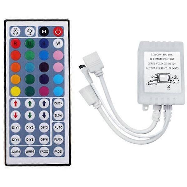 DC12V RGB LED Controller + 44-Key RGB Remote IR Light Strip Control for 2835 5050 RGB Strip