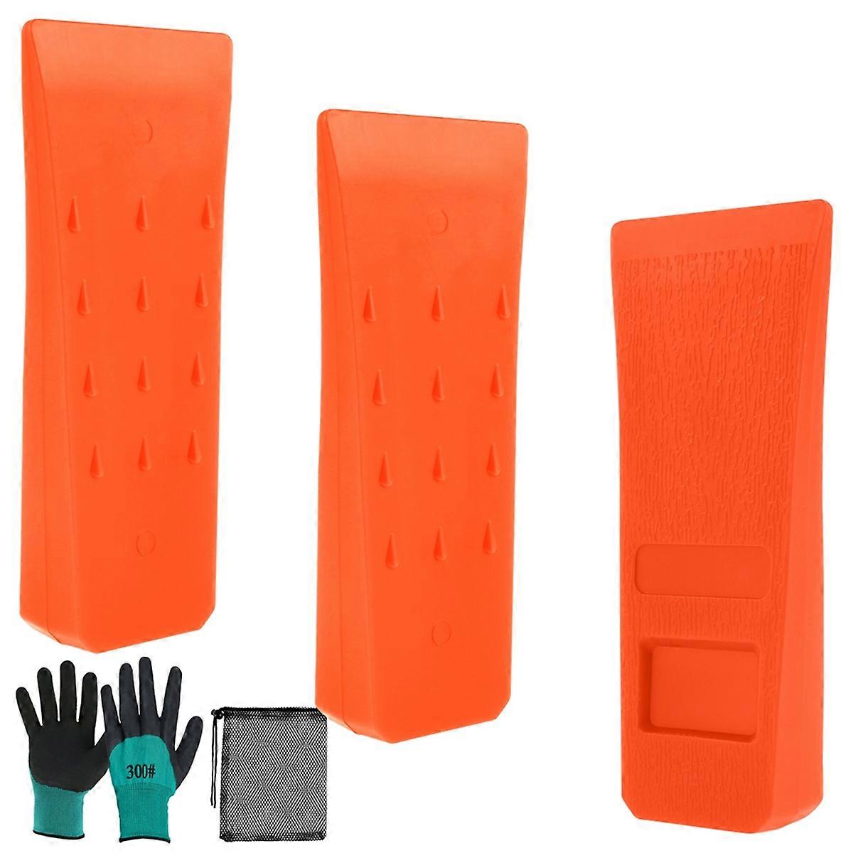 6 in.Felling Wedges Plastic Chainsaw Wedges Wear Tree Cutting Wedges