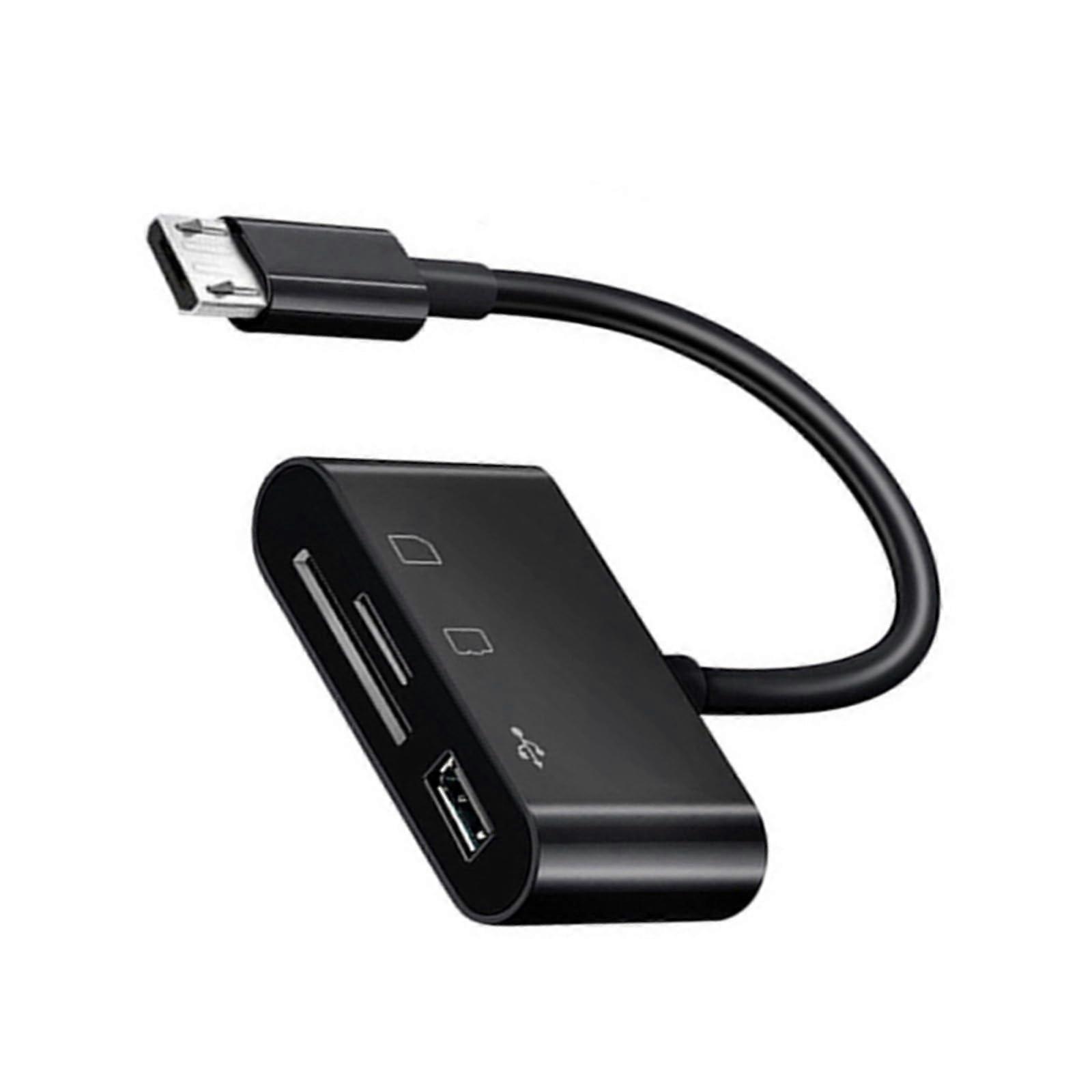 USBC To Memory Card Reader Slim Plug And Play For Fast File Transfer SD And MicroSD Compatible Windows Mac