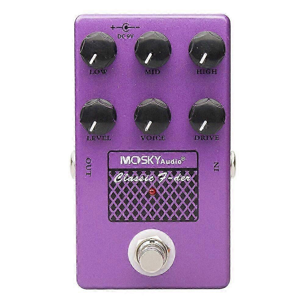 Control and Shape Your Tone with Active EQ Section Guitar Effect Pedal