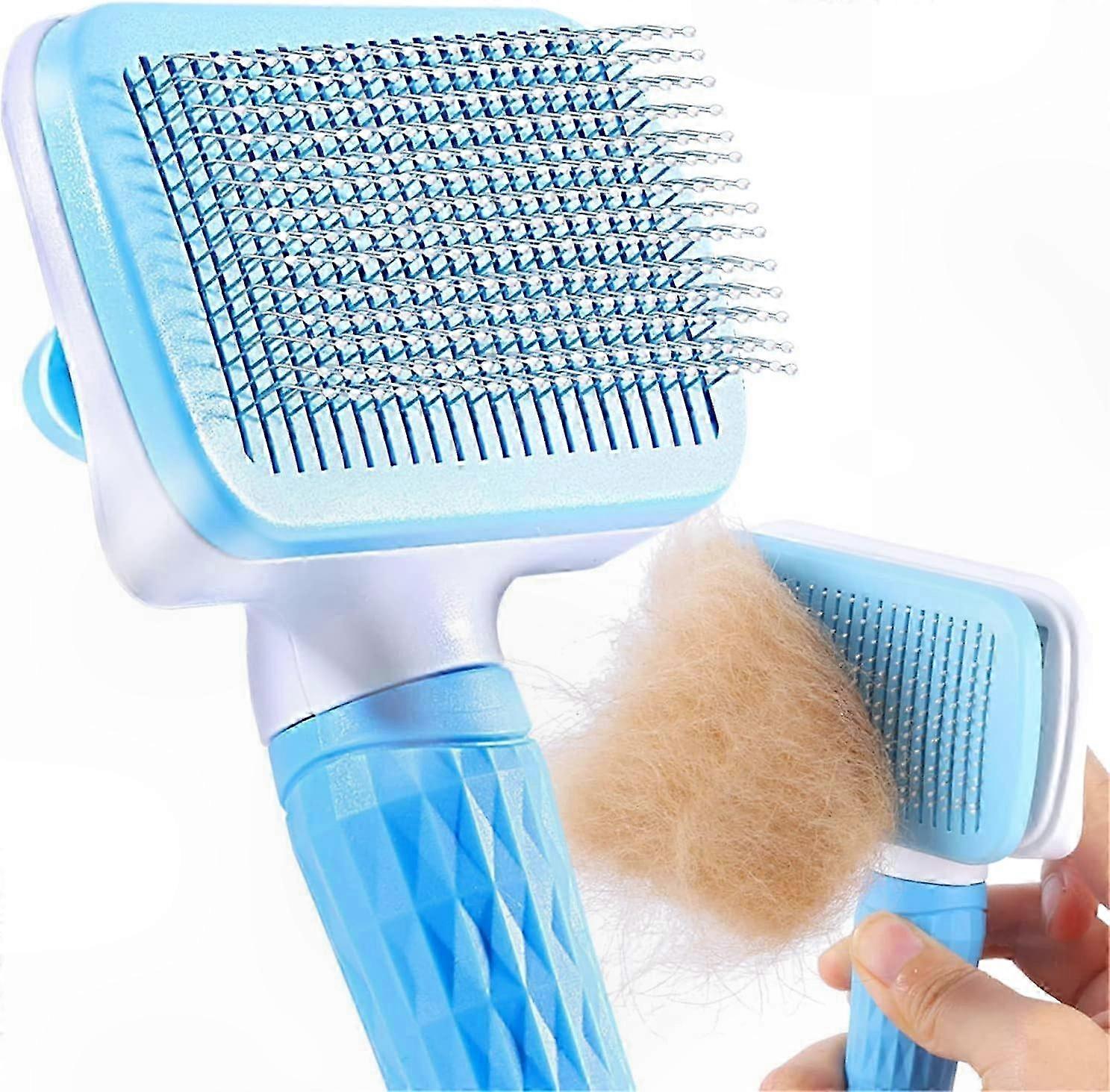 Grooming Tool for Medium to Long Haired Pets - Removes Loose Fur and Dirt Efficiently
