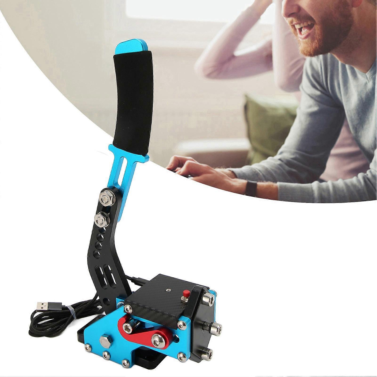 USB Handbrake 64 Bit 2-in-1 Racing Game Controller for PC S X