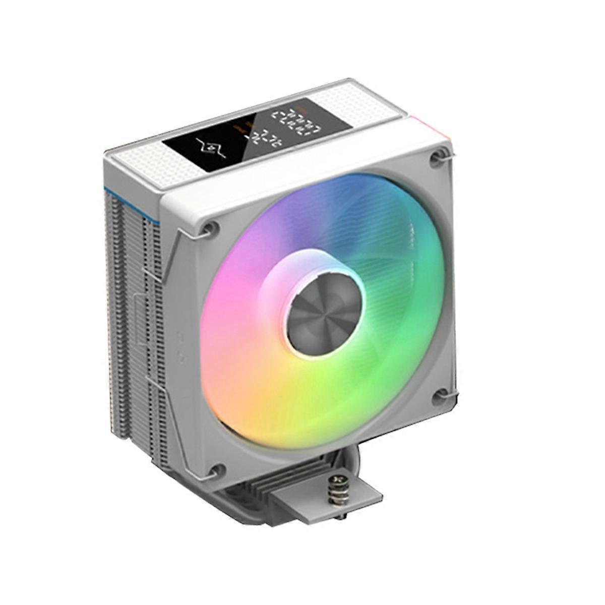 J15 4 Heat Pipes CPU Cooler Professional Digital Display Radiator- 250W 4PIN CPU Air Cooler for LGA1700 AM4 AM5 B