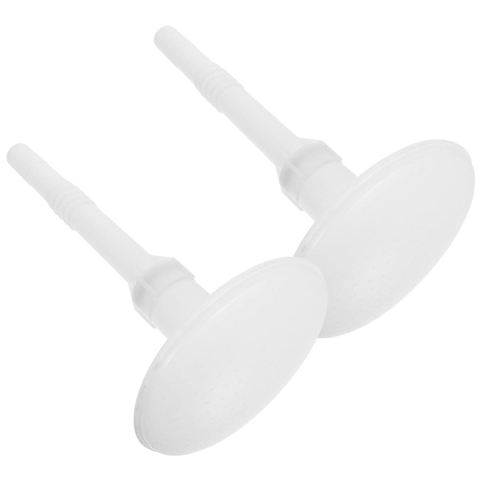Hemoton 2 Pcs Irrigation Misting Nozzle for Flower Watering Kettle in White