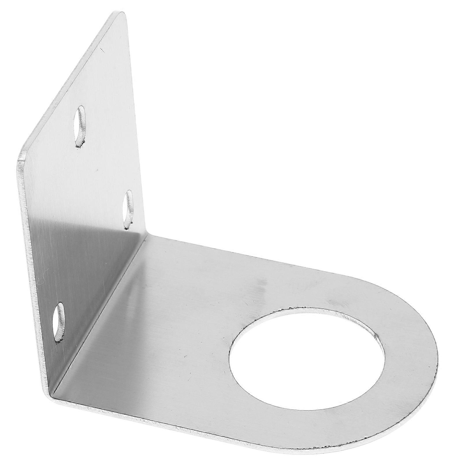 Silver Metal Faucet Mounting Bracket for Holding Tap Practical Wall Hanging Support