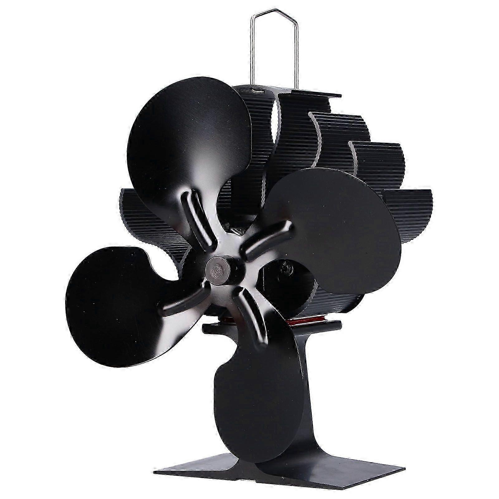 Single Head Four Blade Wood Fireplace Fan