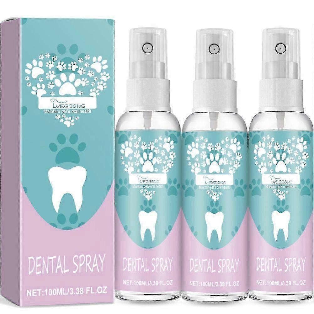 Pet Dog Spray Στοματική Φροντίδα Κακή αναπνοή Δόντια Καθαρισμός Αποσμητικό Αφαίρεση πλάκας