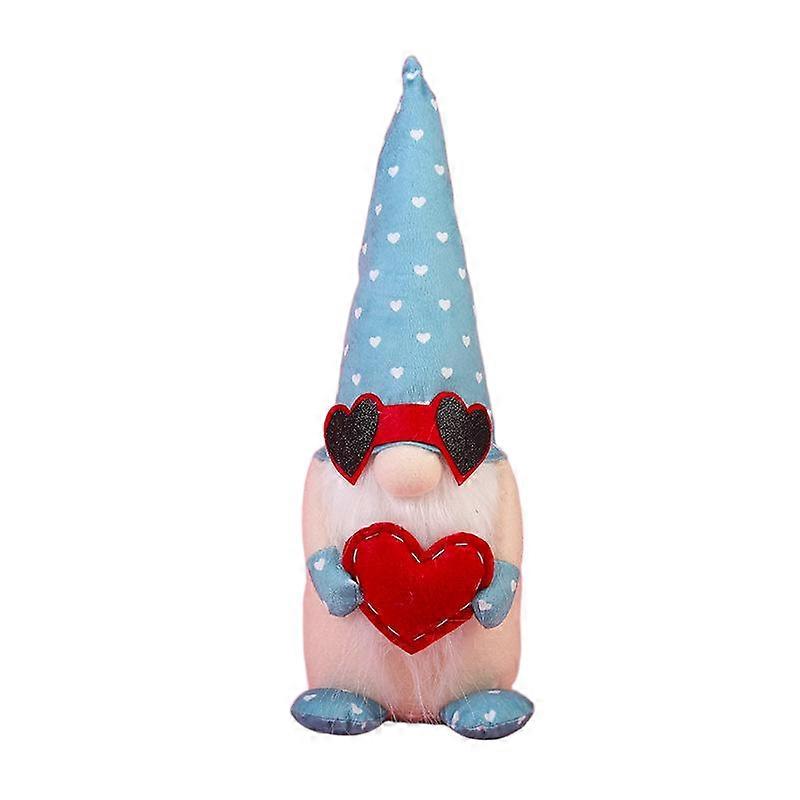 Plush dwarf dolls, available in blue and pink, perfect Valentine's Day decorations