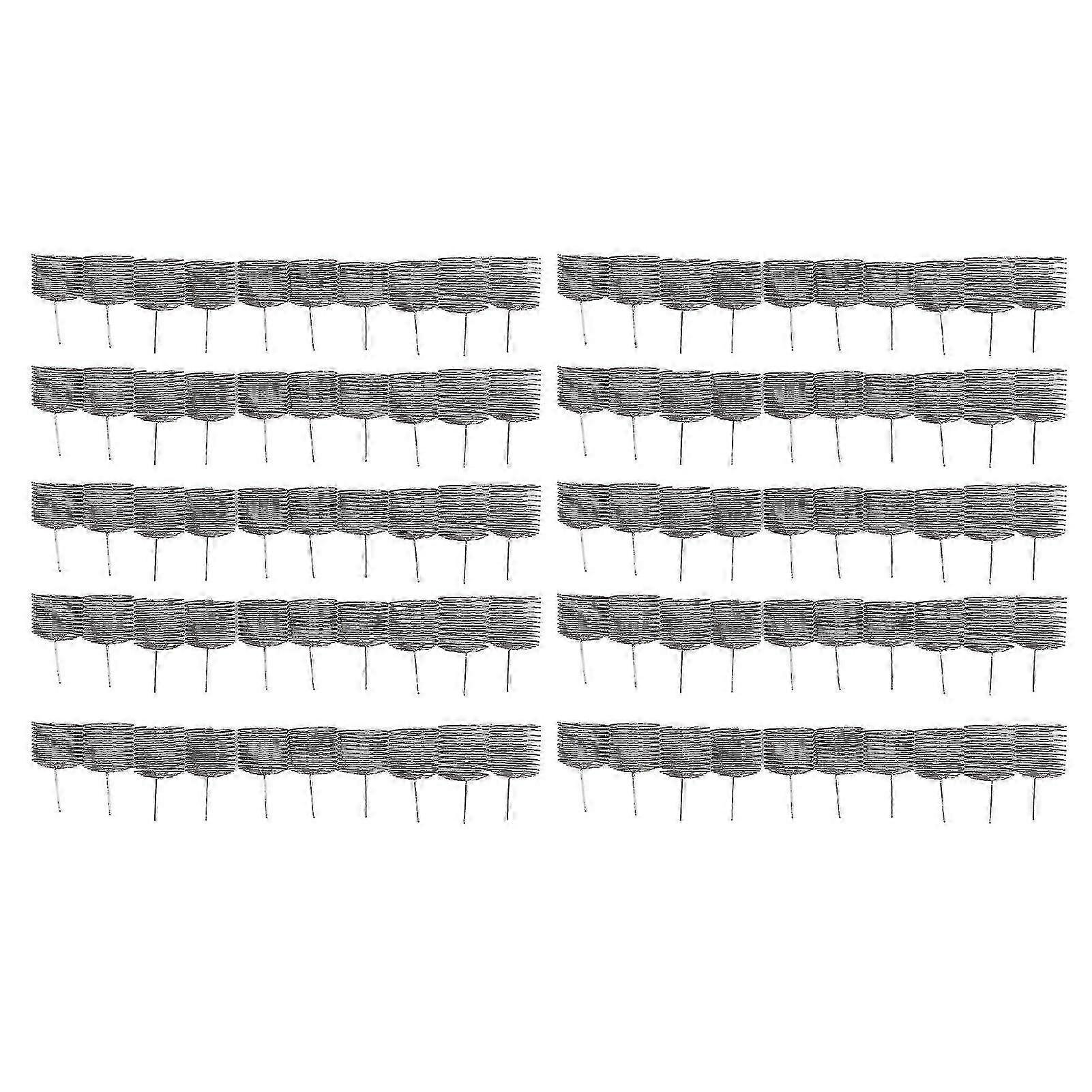 100pcs Fertilizer Mesh Basket Column Shape Stainless Steel Nutrition Box Tools For Garden Nursery