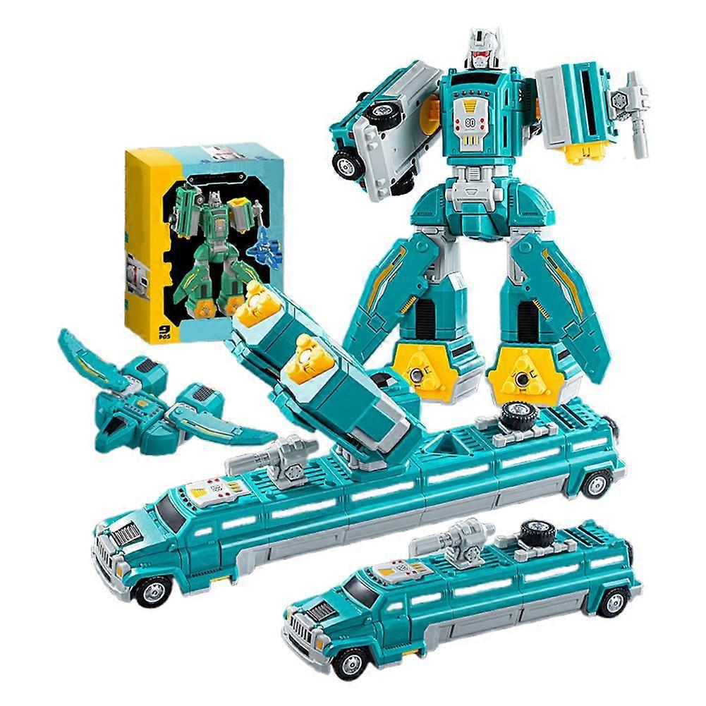 Transformujący zestaw zabawek ze schowkiem, magnetyczne samochody ciężarowe robot dla dzieci