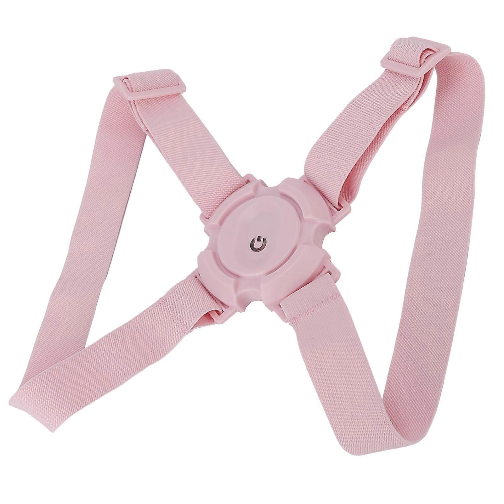 Intelligent Adjustable Electric Posture Corrector with Smart Sensor Pink