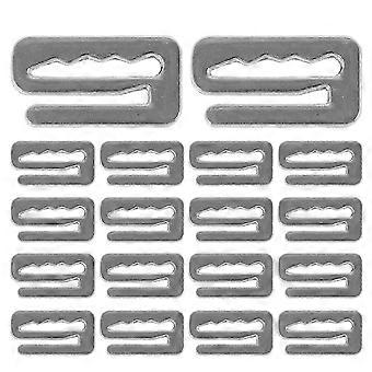 25pcs Barber Cape Buckle: Metal Hooks Replacement Haircut Bib Adjuster Fixing Clip Hairdressing Accessories For Aprons Salon Home