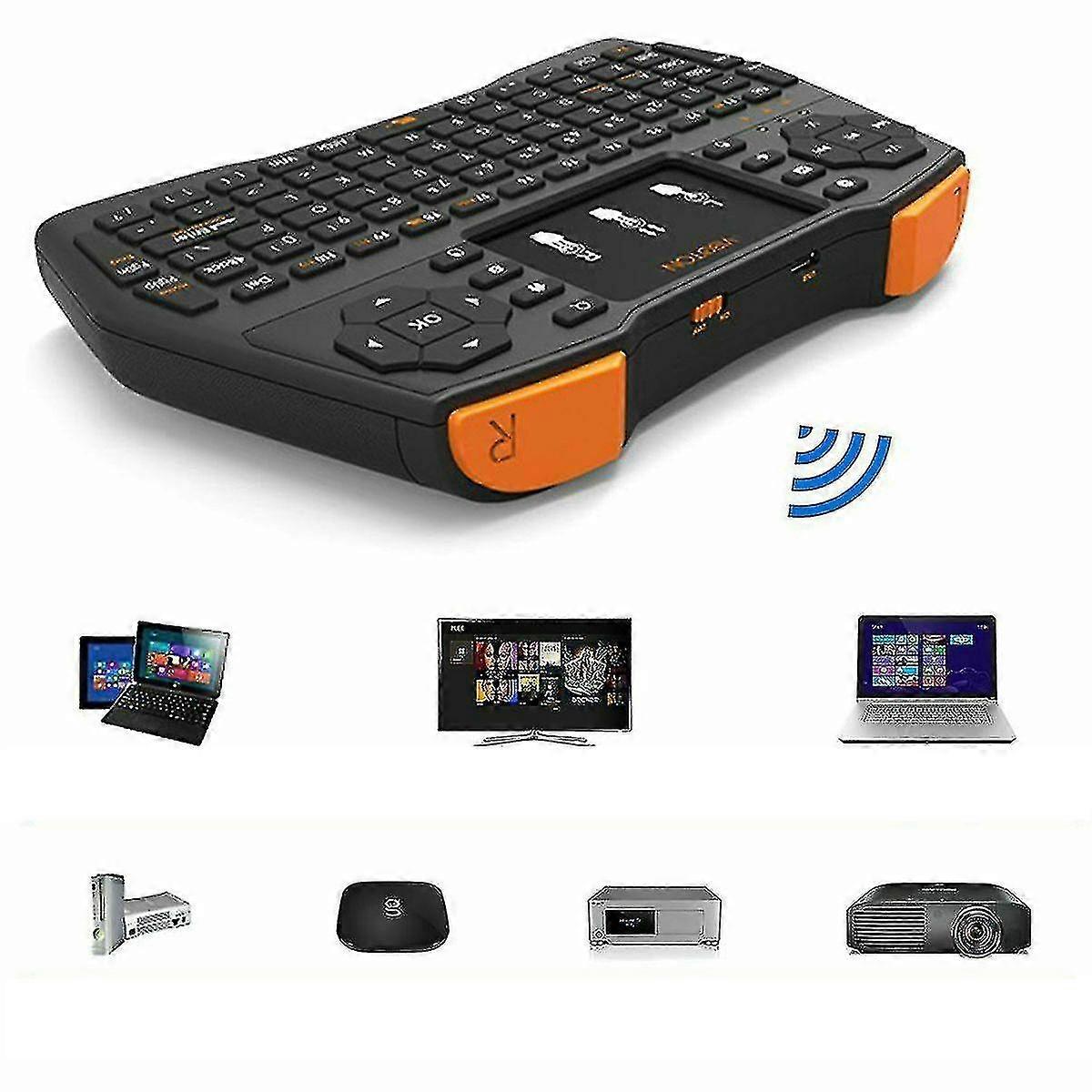 Teclado inalámbrico para Smart TV compatible con Android y PC