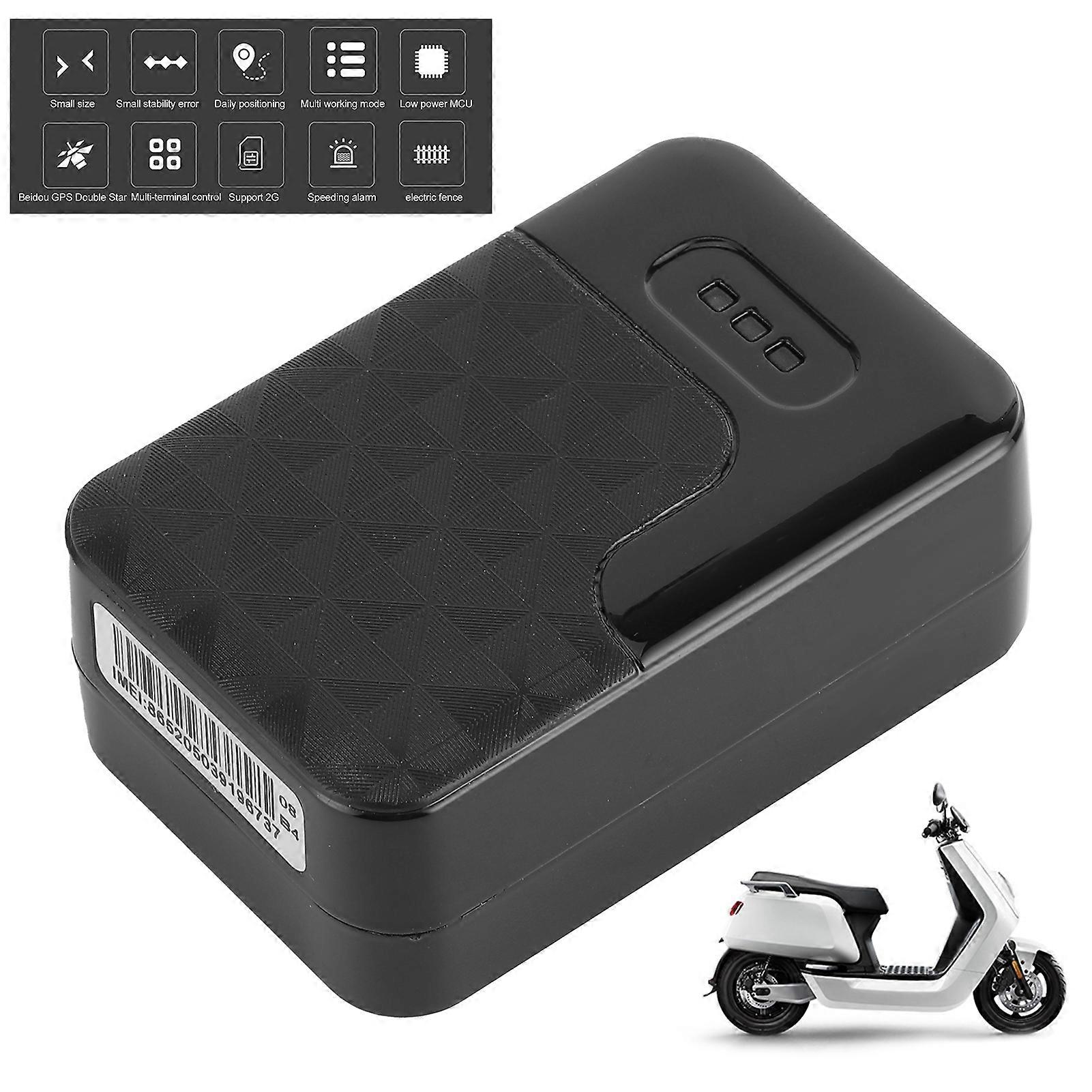 2G GPS Locator Black 6000mAh IP65 Waterproof Multi-Function Device