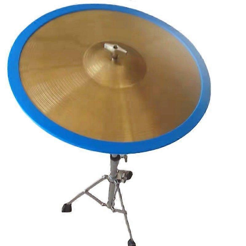 Silicone Drum Mute Rings Cymbal Dampening Pads Soft Silicone Sleeves For 14 Inch Drum Set Accessories For Practice And Recording Blue