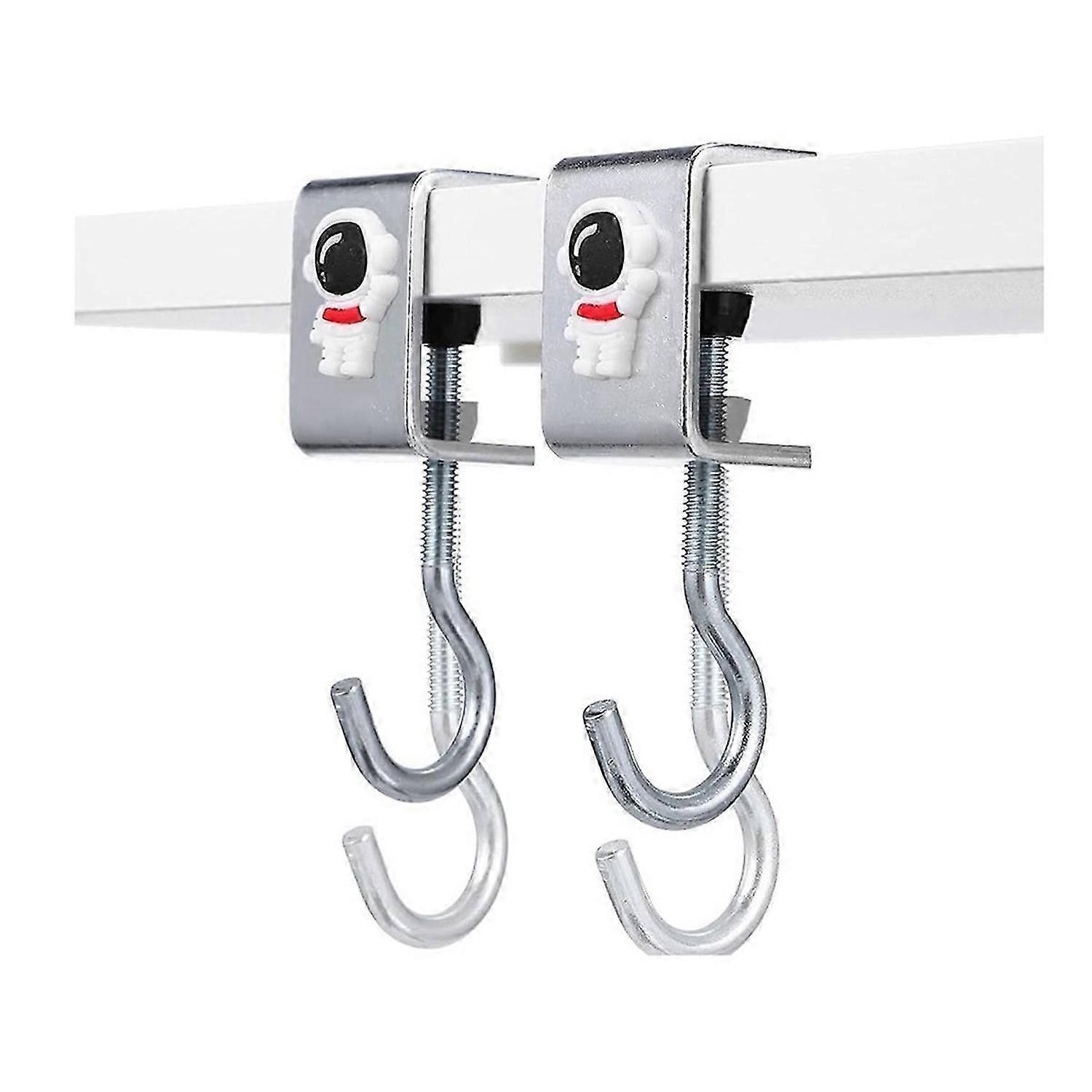 2 Pcs Nail Free Storage Hook, Space Organizer Headset Stand