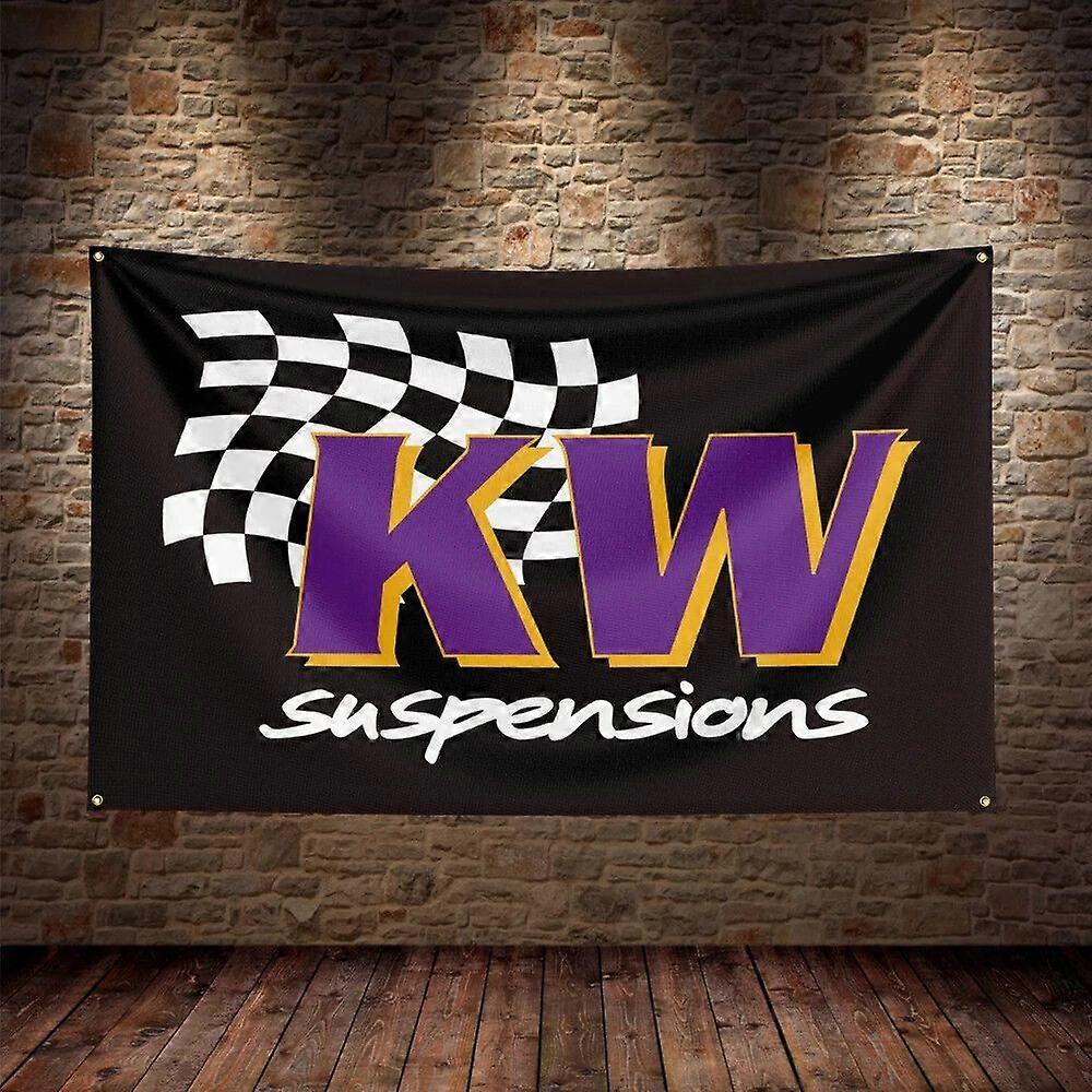KW Suspensions Flag sign garage Type 041